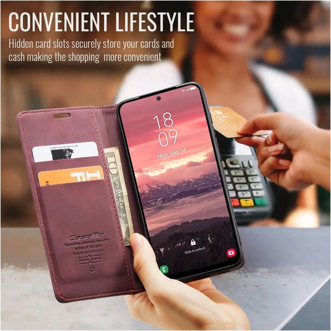 Caseme 013 Bookcase Portemonneehoesje Samsung Galaxy A56