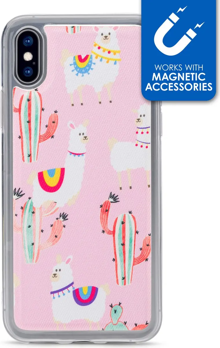 My Style iPhone XS Hoesje MSMNTCS1096 - Roze