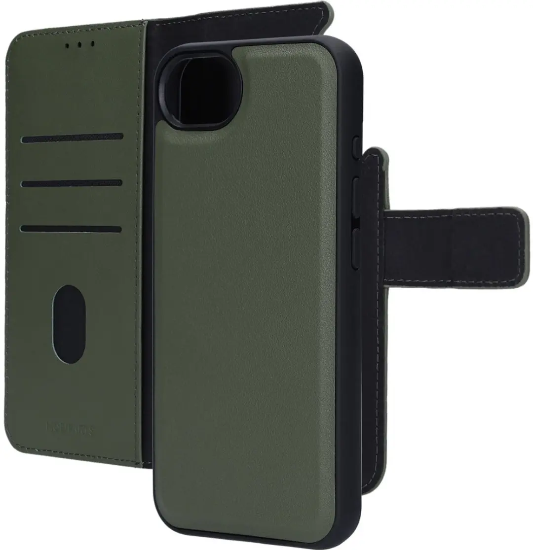 Mobiparts iPhone 17e Telefoonhoesje Echt Leer Groen