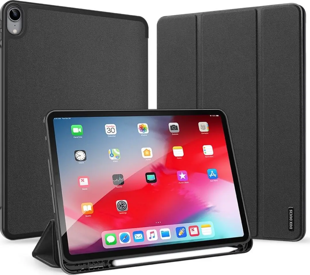 Dux Ducis Domo Bookcase 601302-1 - iPad Air 5 Hoes - 10.9" - Zwart