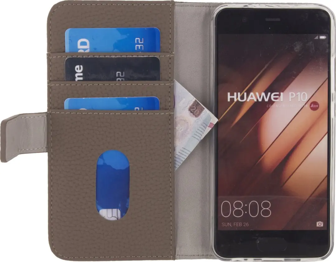 Mobilize Elite Gelly Wallet Book Case Huawei P10 - Taupe