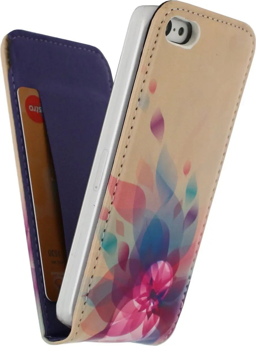 Mobilize Premium Magnet Flipcase MOB-MBCSCCB-IPH5C - iPhone 5C - 1 Pasje - Wit