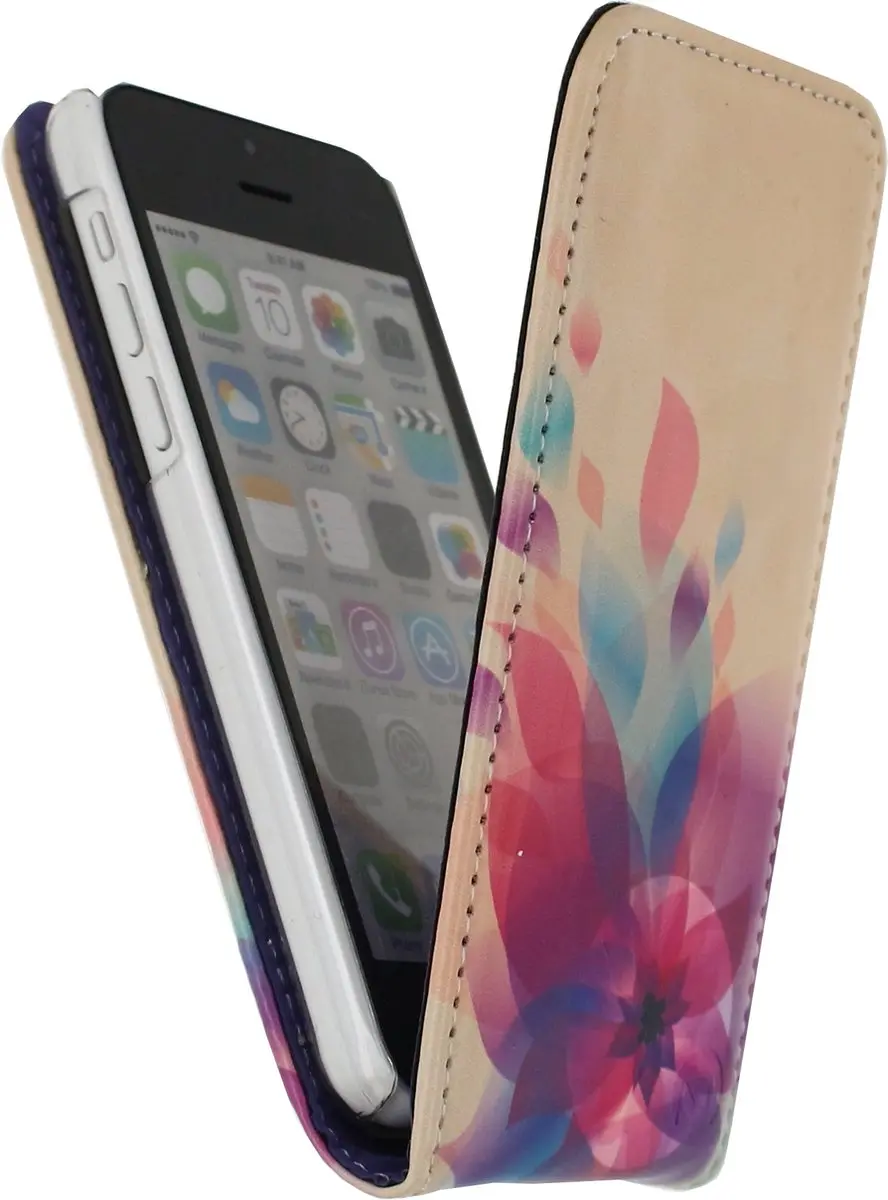 Mobilize Premium Magnet Flipcase MOB-MBCSCCB-IPH5C - iPhone 5C - 1 Pasje - Wit