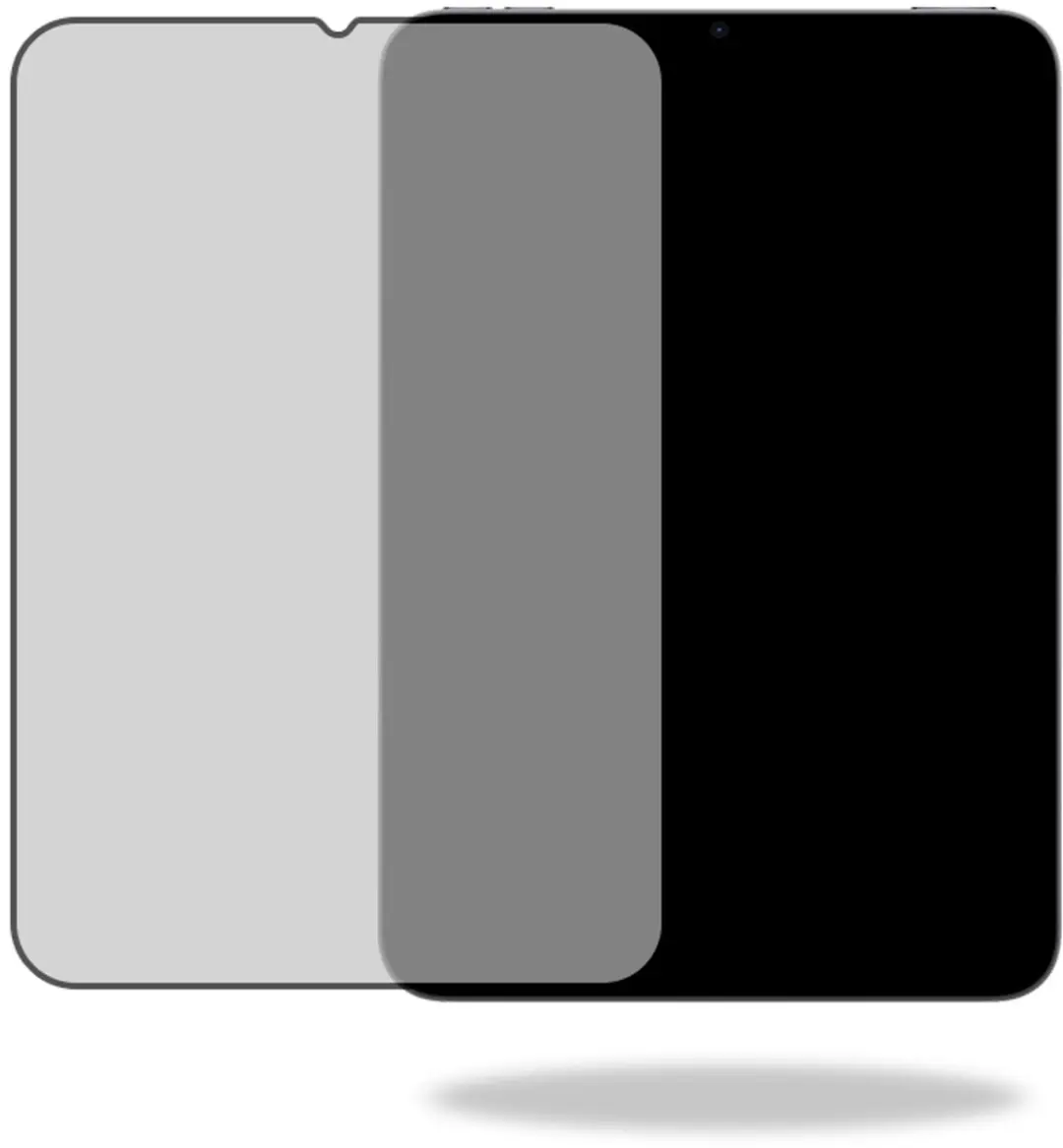 Mobilize iPad Mini 7 (2024) Glazen Screenprotector Privacy - Zwart