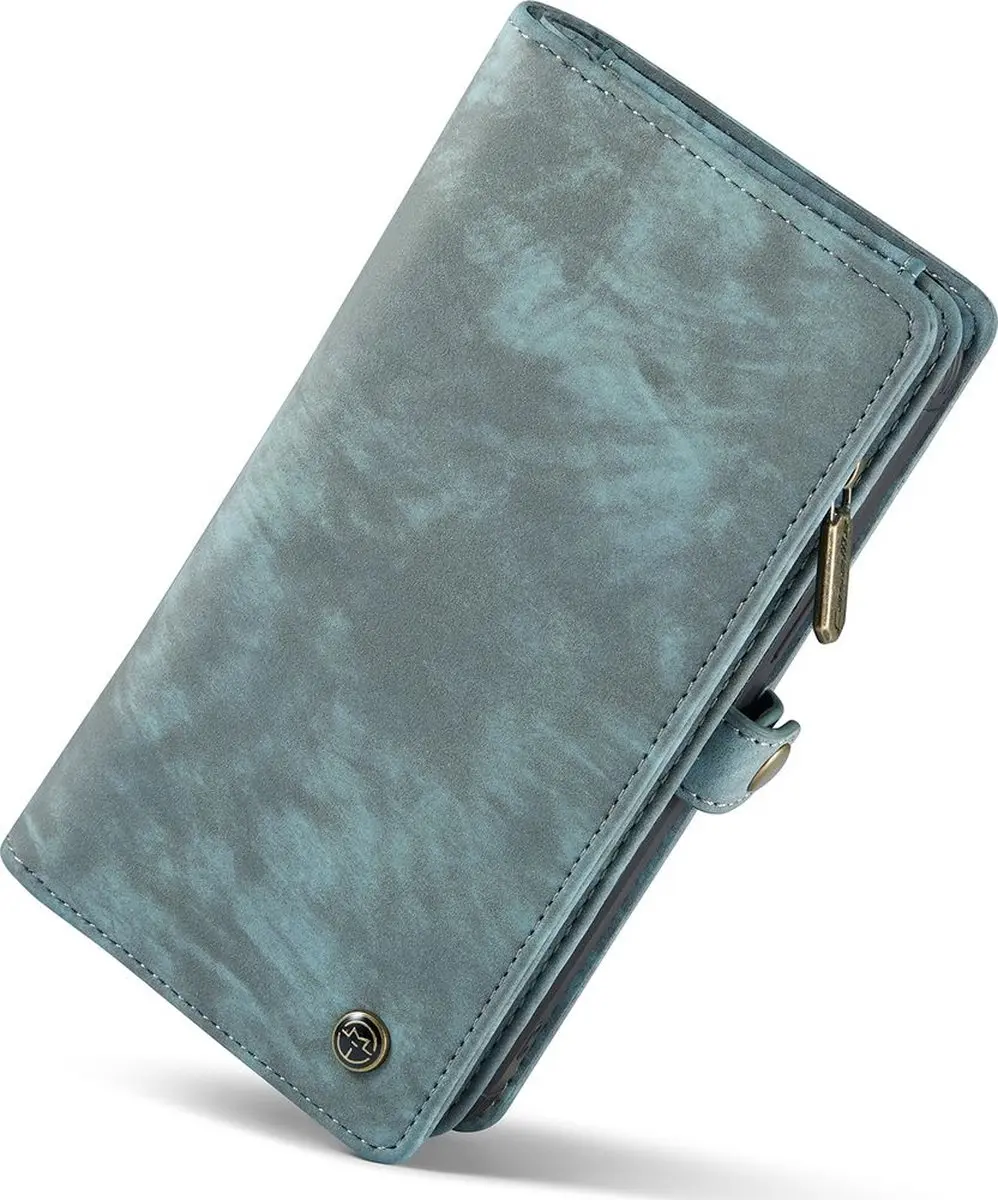 Caseme 008 Telefoonhoesje iPhone 12 - 8 Pasjes Blauw - afbeelding 6 van 6