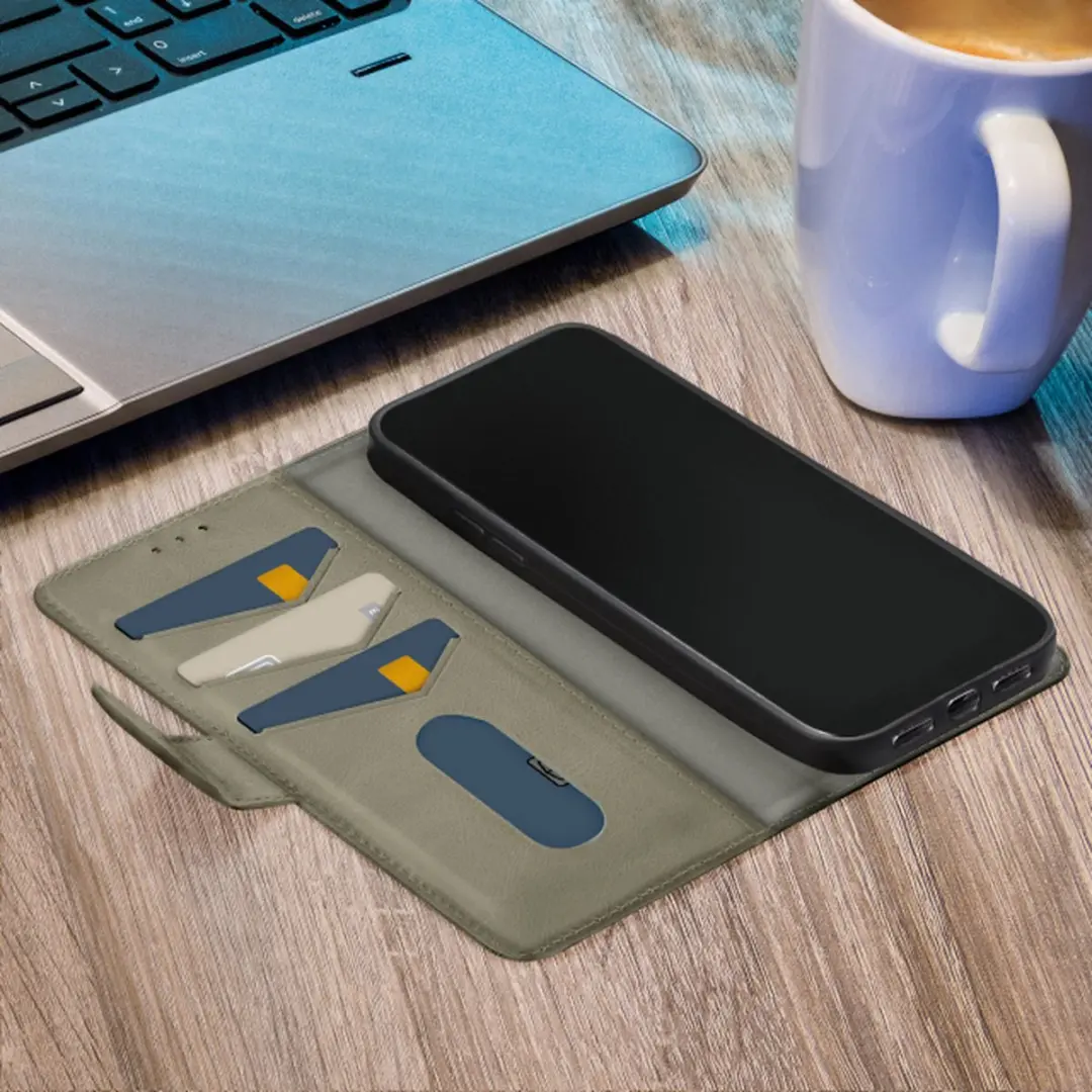 Mobilize Premium Gelly Wallet Bookcase Hoesje Samsung Galaxy A04s - Groen