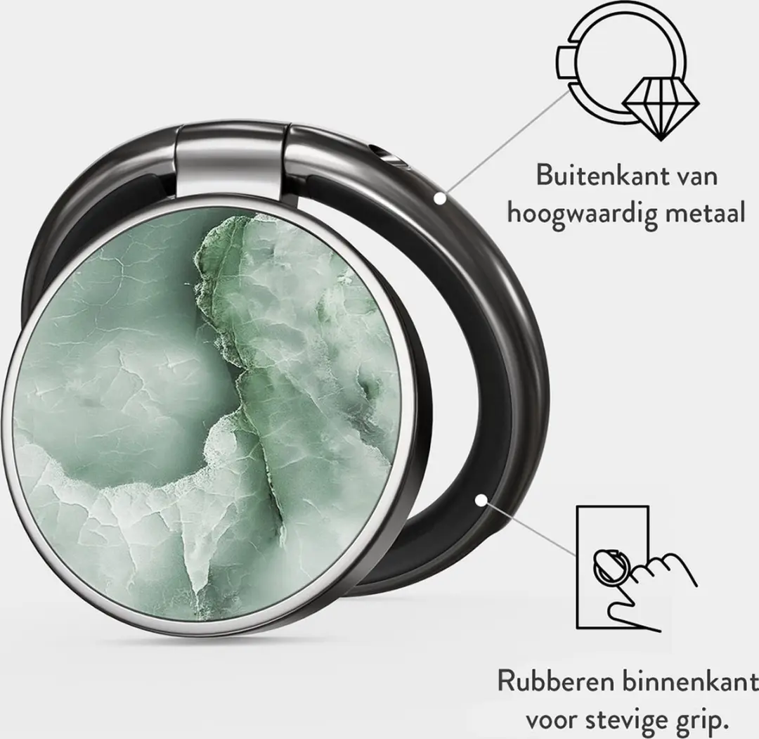 Burga Gunmetal Ringhouder - 360° Draaibaar - Pistachio Cheesecake