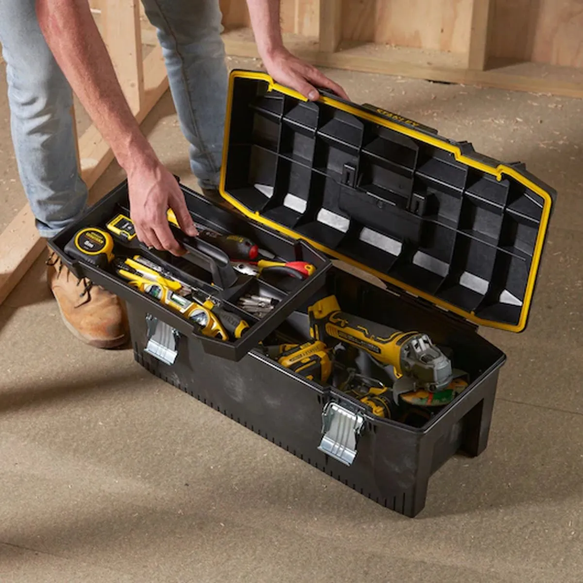 Stanley FatMax Gereedschapskoffer 28" - 2-delig - Zwart