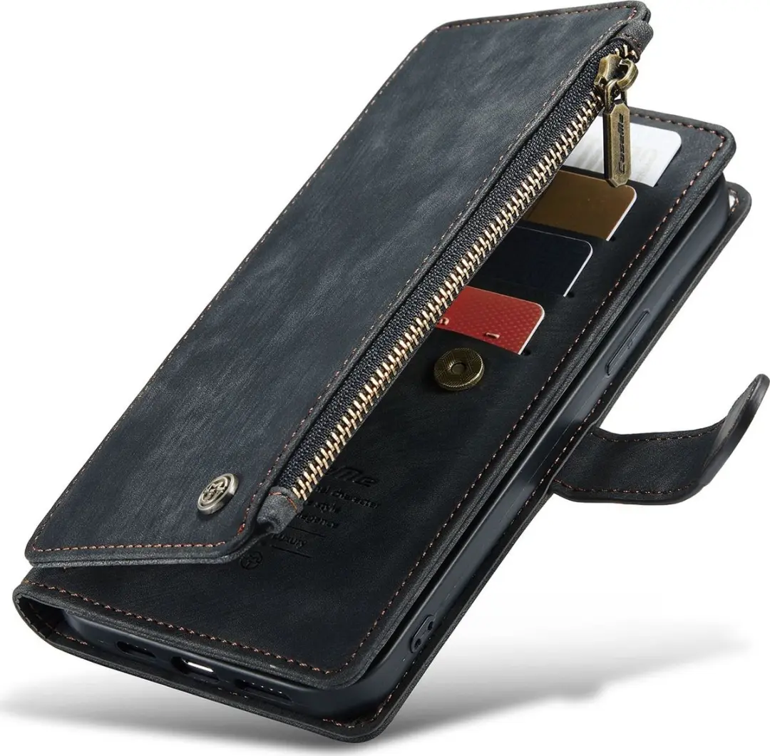 Caseme iPhone SE/5s/5 Billfold Lederen Hoes - 13 Kaartvakken - Bruin