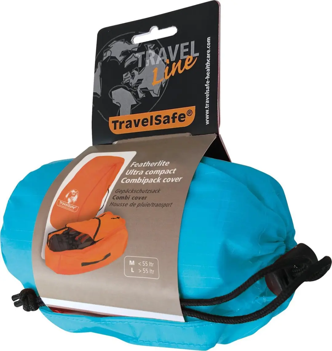 Travelsafe Combipack Cover - Azuur Blauw - 85L