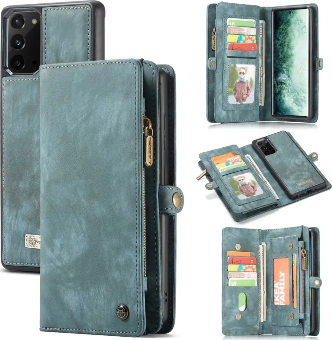 Caseme 008 Telefoonhoesje Samsung Galaxy Note 20 - Blauw