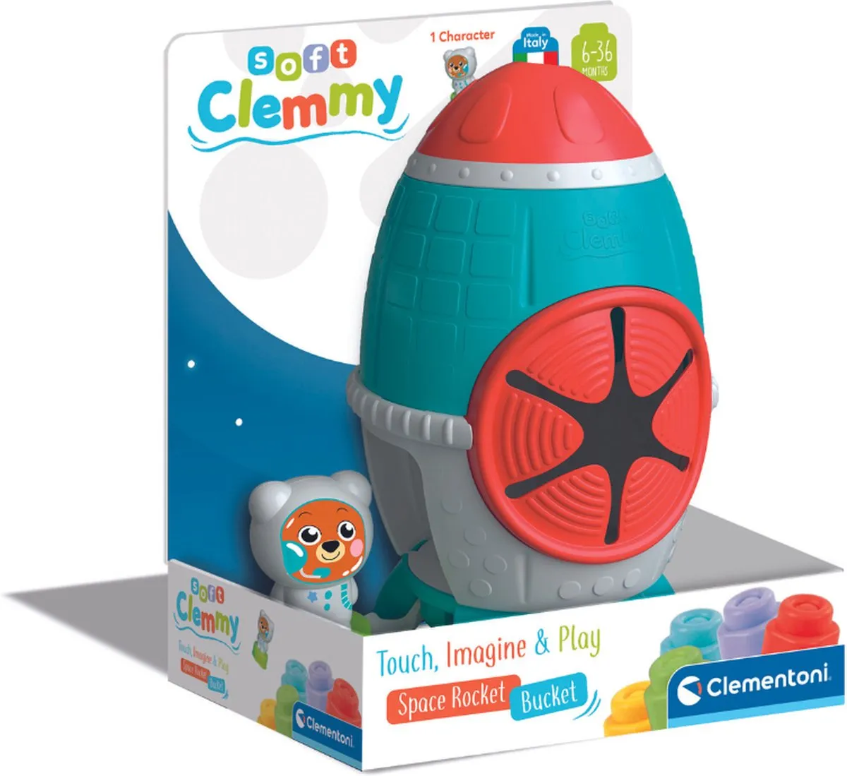Clementoni Sensoriële Clemmy Raket Educatief Speelgoed - Meerkleurig - afbeelding 6 van 6