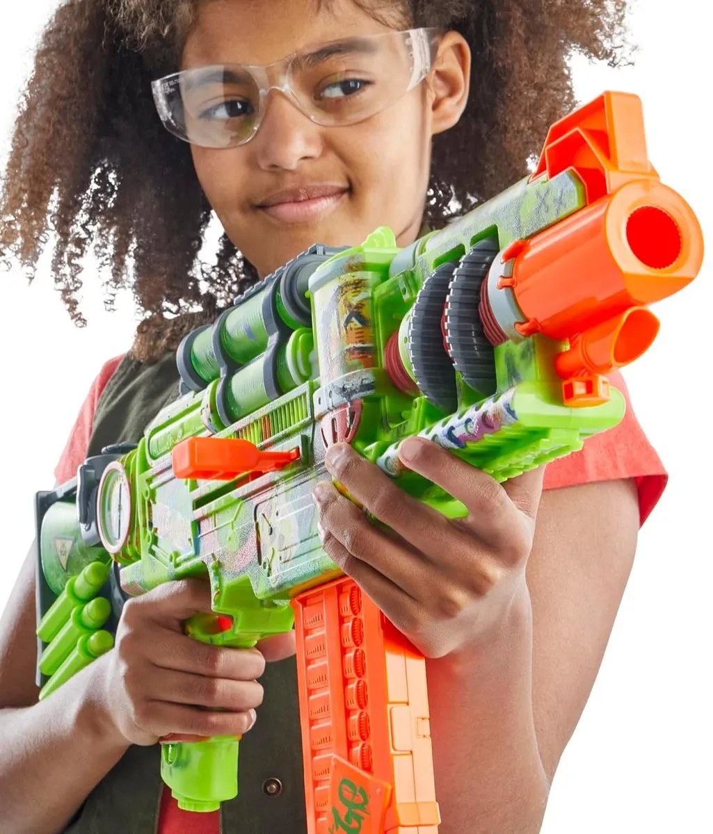 Nerf Zombie Corrupter F8962 Dartblaster - 22 Elite-darts - Multi