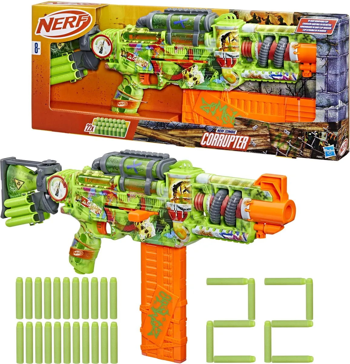 Nerf Zombie Corrupter F8962 Dartblaster