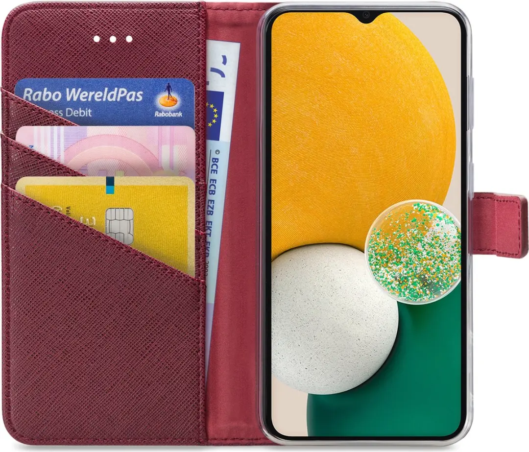 My Style MSFWLT1328 Telefoonhoesje Samsung Galaxy A04s - Bordeaux