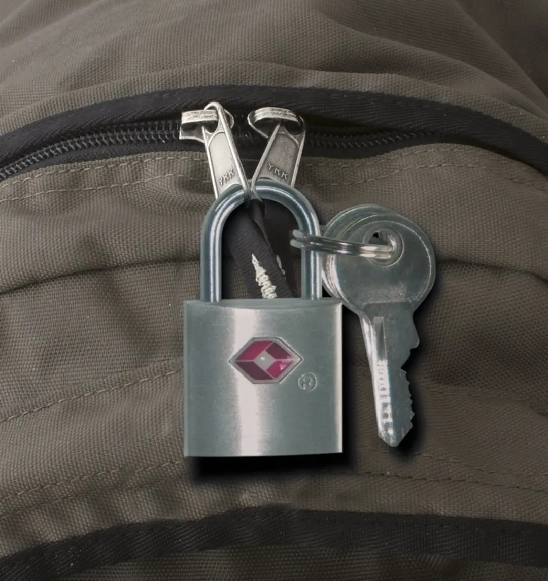 Travelsafe TSA Hangslot - Grijs - 2 Stuks
