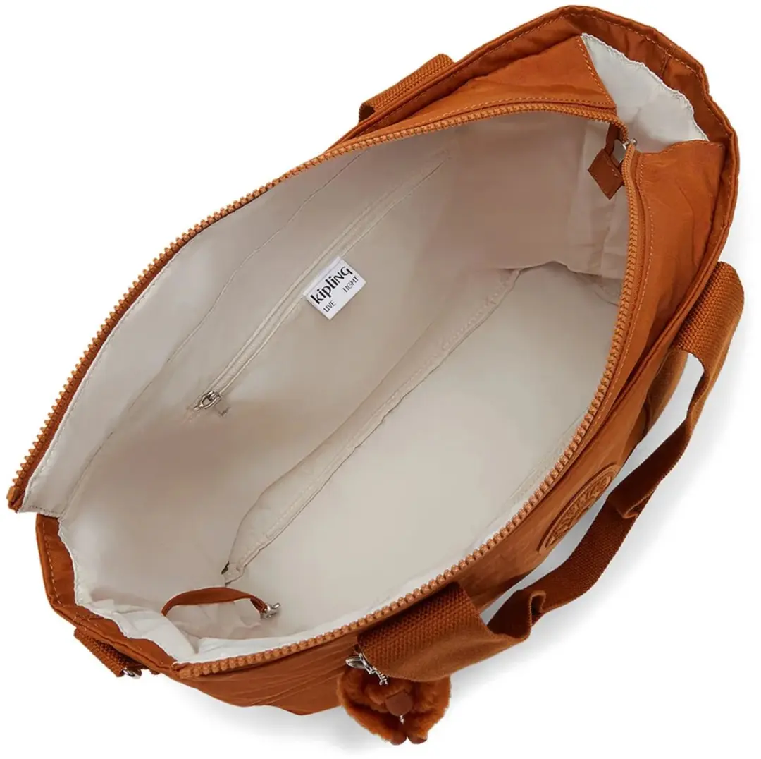 Kipling Minta L Up 20L Stoffentas - Bruin