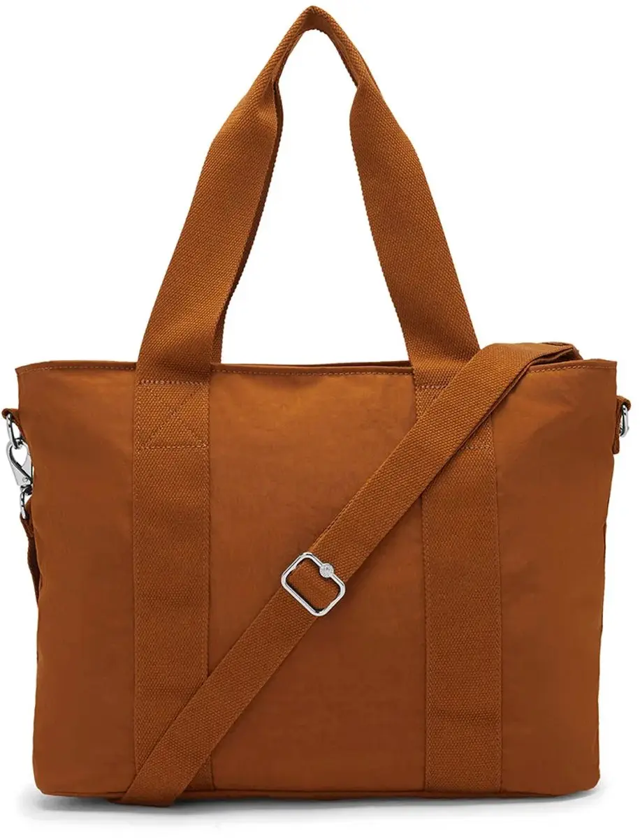 Kipling Minta L Up 20L Stoffentas - Bruin