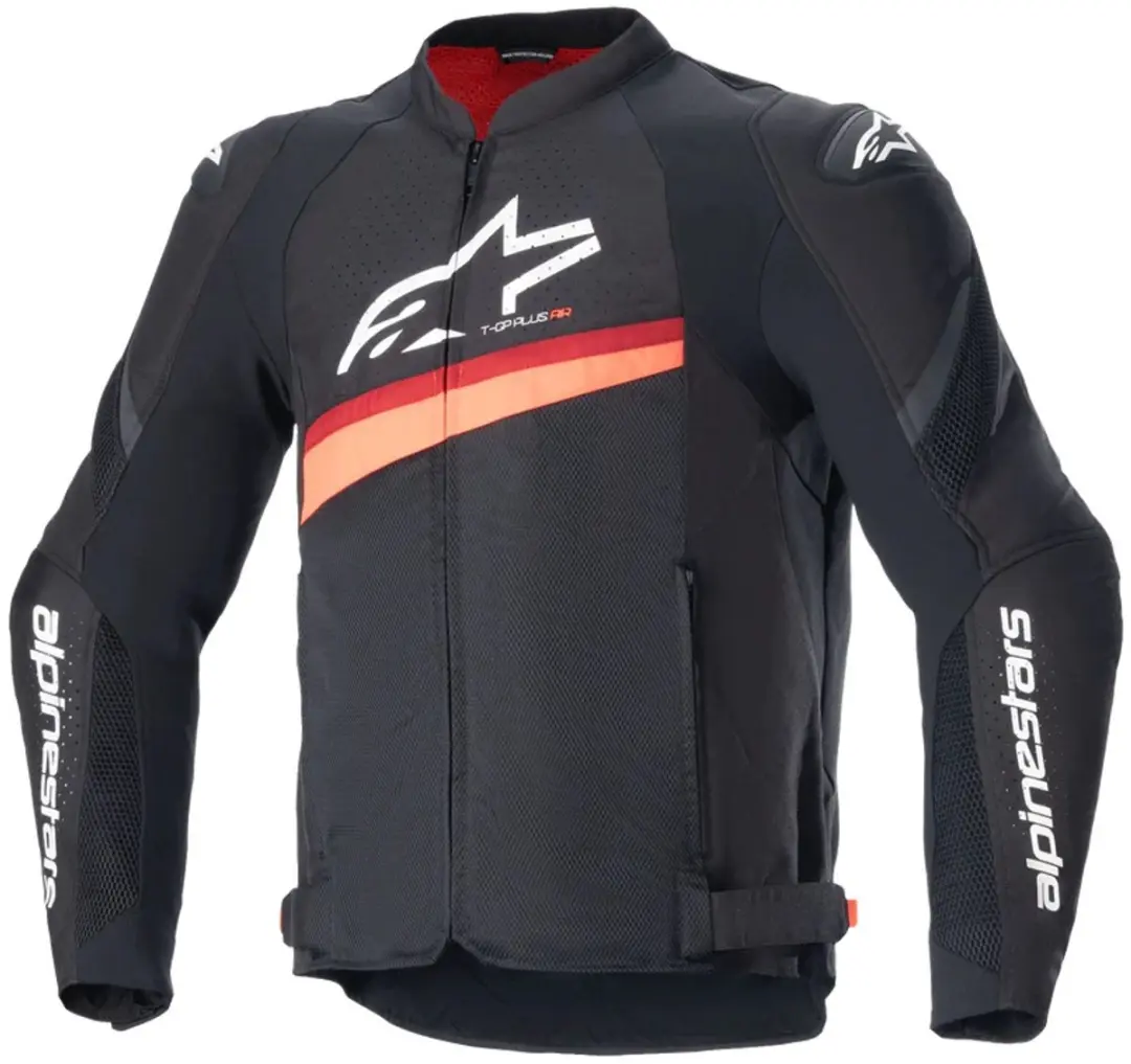 Alpinestars T-GP Plus R V4 Air Jack - Zwart/Rood/Fluo