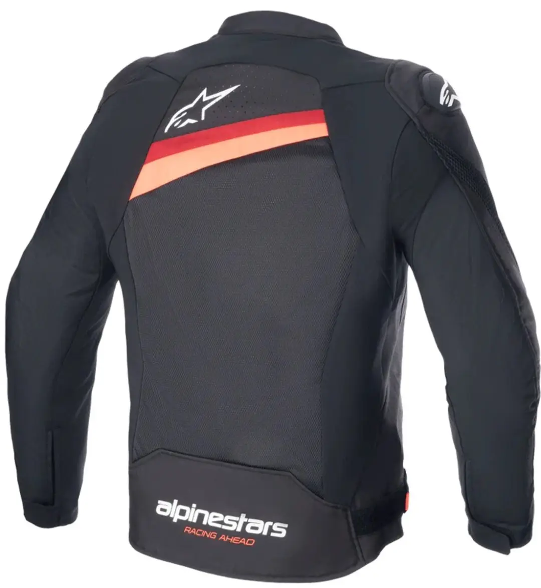Alpinestars T-GP Plus R V4 Air Jack - Zwart/Rood/Fluo