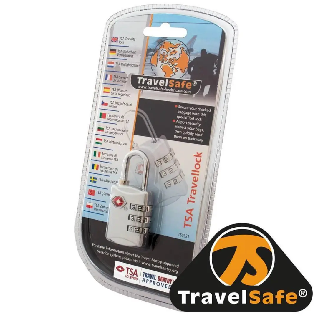 Travelsafe TSA Reisslot Grijs - afbeelding 6 van 6