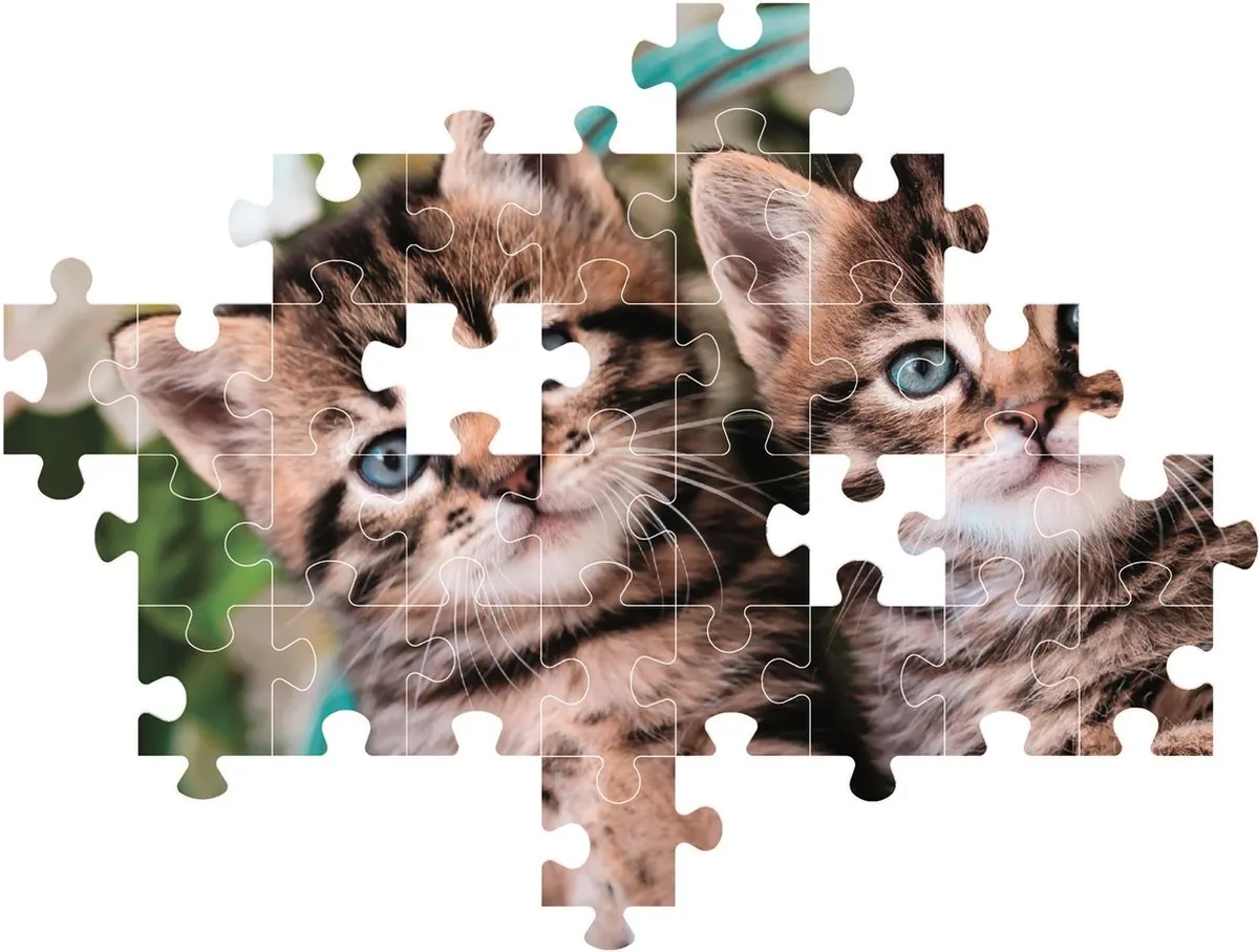 Clementoni Kinderpuzzel 60 Stukjes Kittens - Multikleur