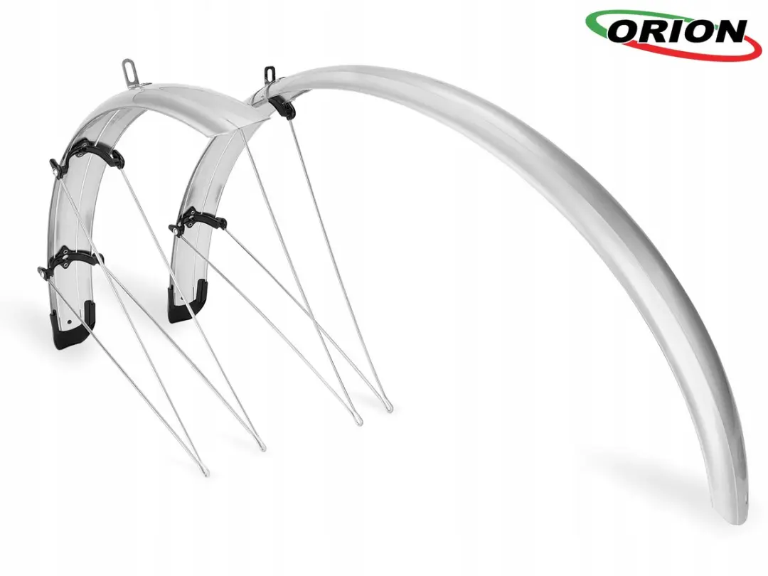 Orion Fietsspatbord Set 26 inch - 58mm - Zilver