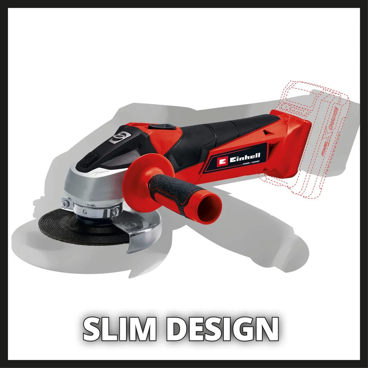 Einhell TC-AG 18/115 Li Solo Accu Haakse Slijper - 18V - Ø115mm