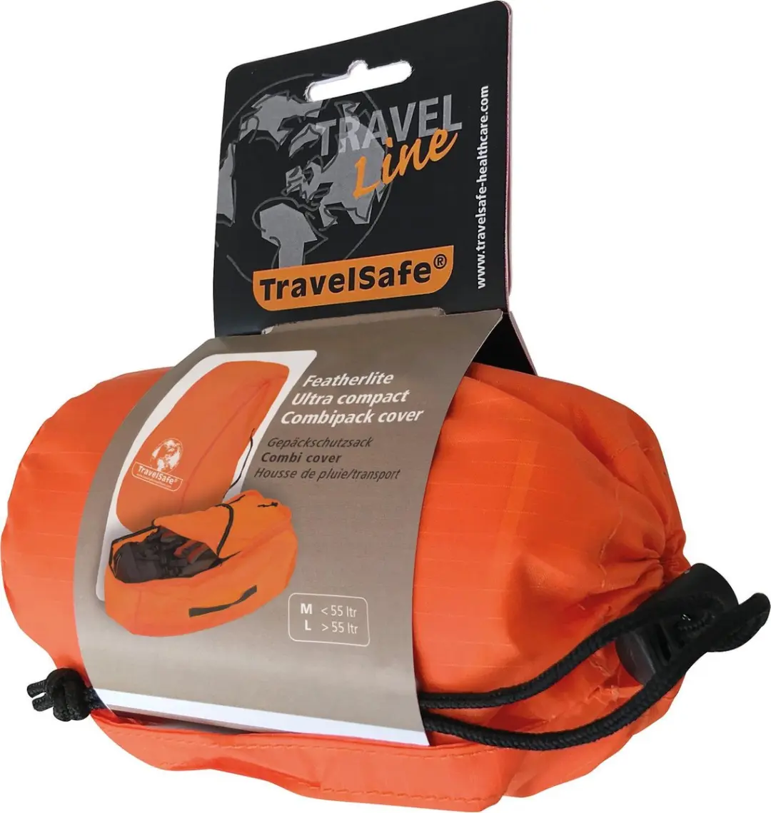 Travelsafe Combipack Regencover Medium - Oranje