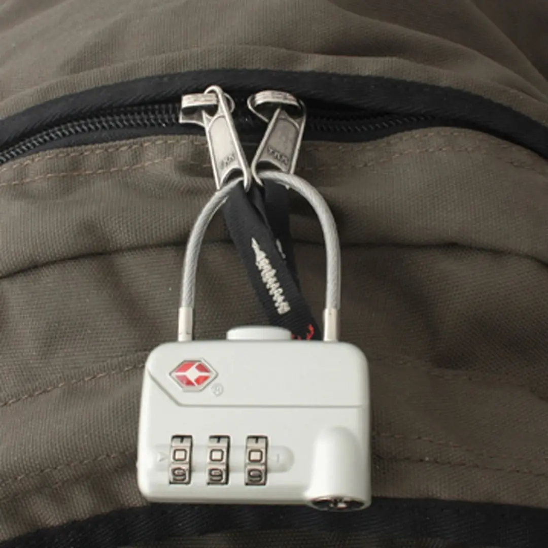Travelsafe TSA Kabelslot - Grijs
