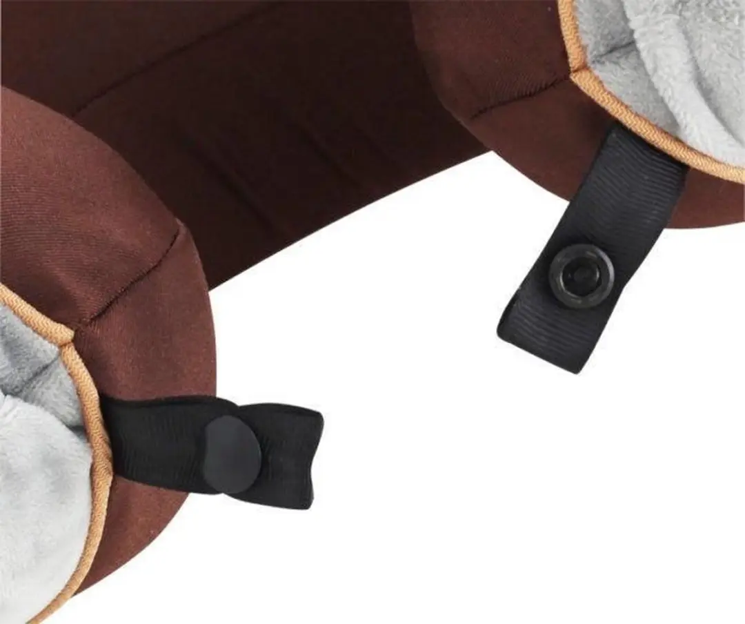 Travelsafe Nekkussen De Luxe Memory Foam - Grijs Bruin - afbeelding 6 van 6