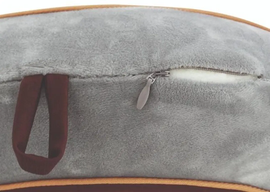 Travelsafe Nekkussen De Luxe Memory Foam - Grijs Bruin