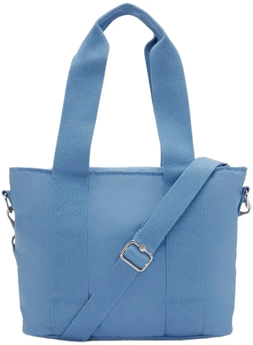 Kipling Minta M Up 9L Stoffentas - Vintage Blue - afbeelding 2 van 4