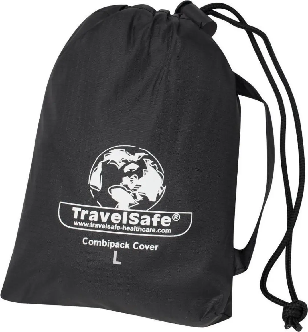 Travelsafe Combipack Regencover Large - Zwart