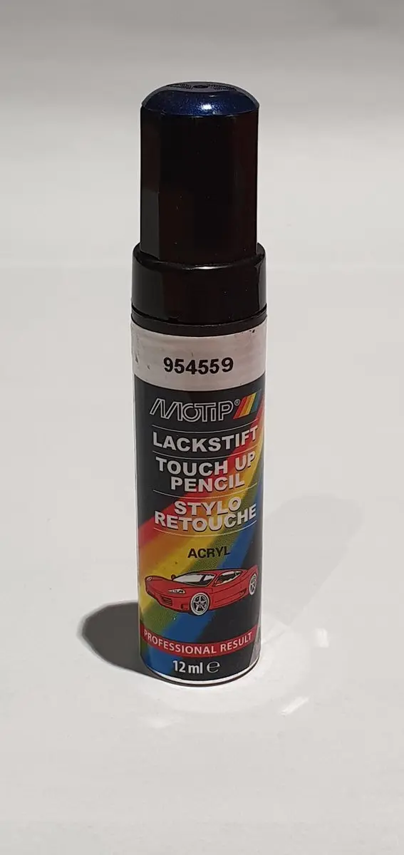 Motip Auto Lakstift Blauw Metallic 12ml