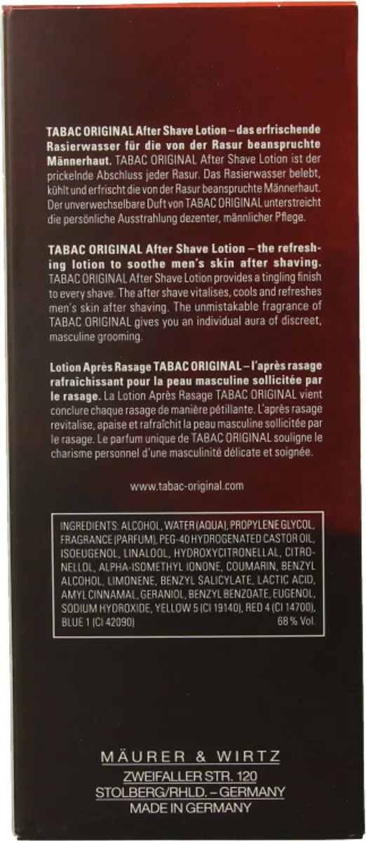 Tabac Original Aftershave Lotion 150ml