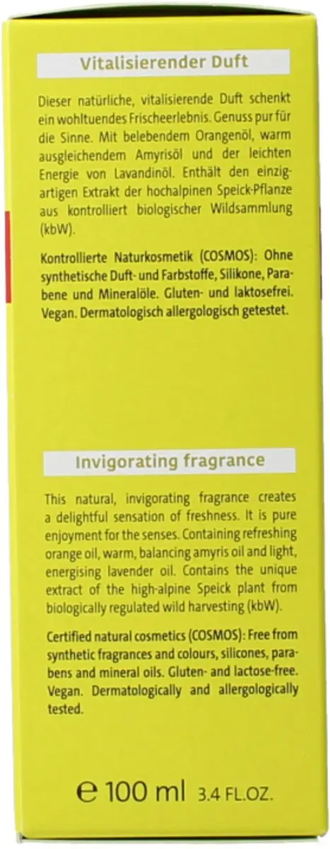 Speick Eau de Cologne 100ml