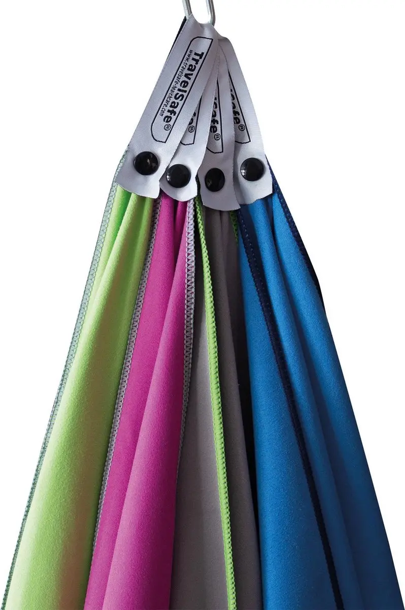Travelsafe Traveltowel Microvezel 85x150cm - L - Groen