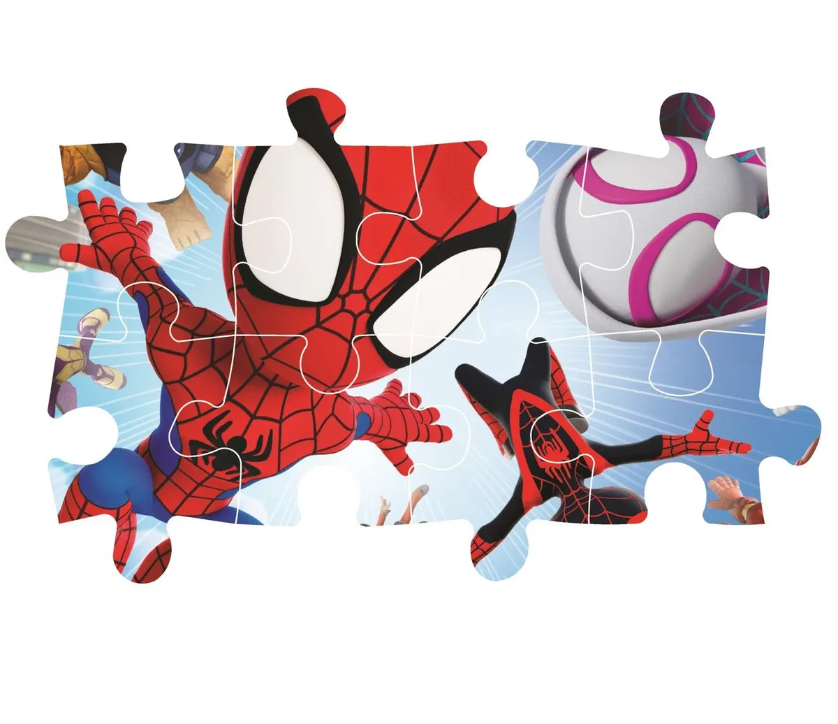 Clementoni Spidey en zijn Geweldige Vrienden Puzzel 104 Stukjes - Multikleur