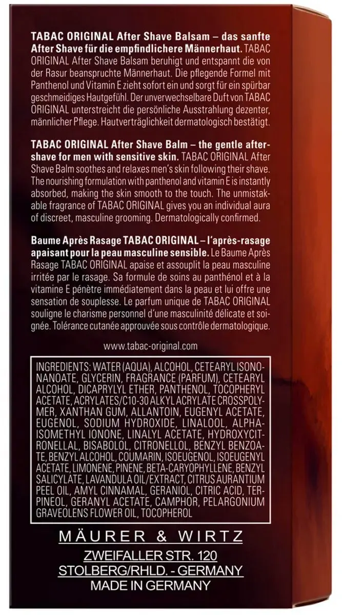 Tabac Original Aftershave Balsem 75ml
