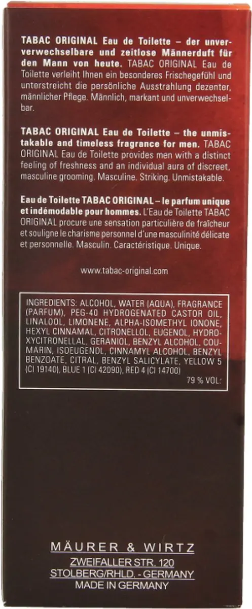 Tabac Original Eau de Toilette 100ml