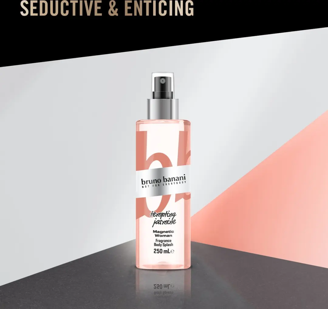 Bruno Banani Magnetic Woman Body Mist 250ml - Jasmijn/Cederhout/Gianduja - afbeelding 6 van 6