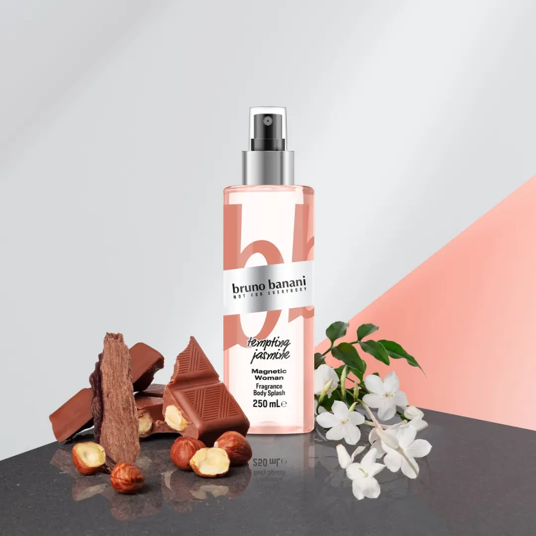 Bruno Banani Magnetic Woman Body Mist 250ml - Jasmijn/Cederhout/Gianduja