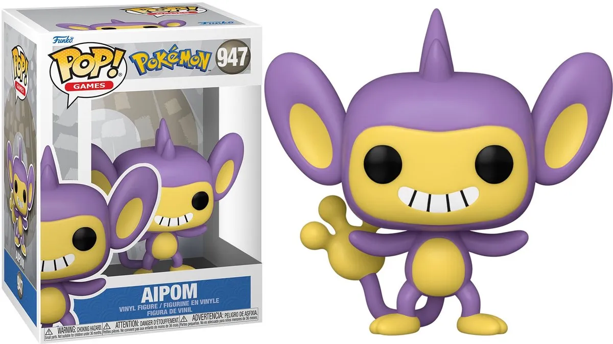 Funko Pop Pokémon Aipom #947 - 9,5 cm - Multi