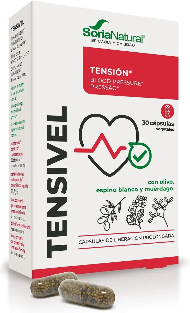 Soria Natural Tensivel 21-c 690mg 30 Stuks
