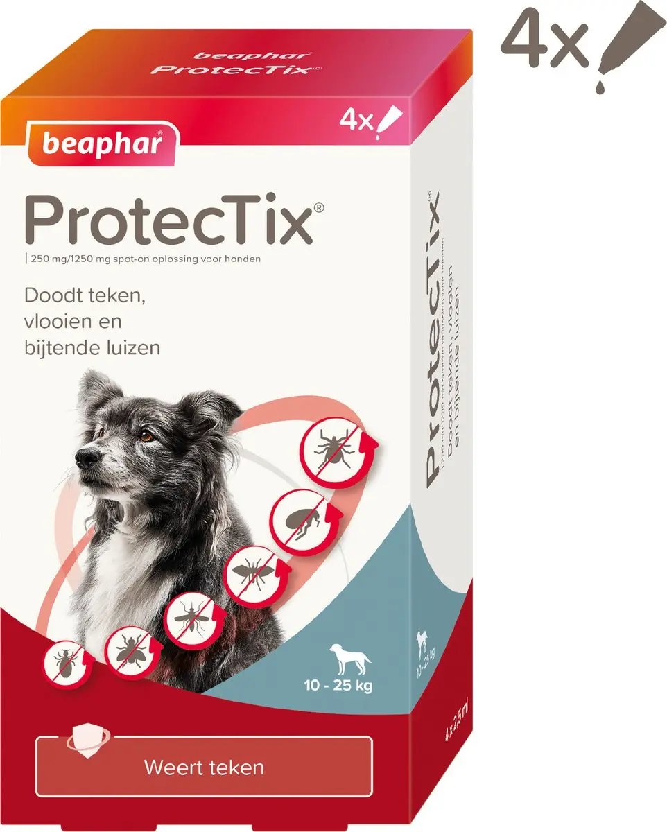 Beaphar ProtecTix Hond Anti Vlo & Teek 10-25 kg