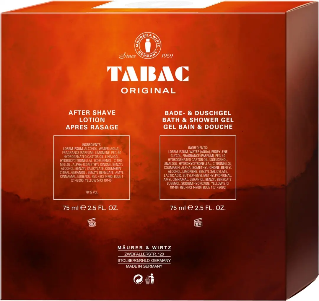Tabac Original Aftershave & Douchegel Giftset 175ml