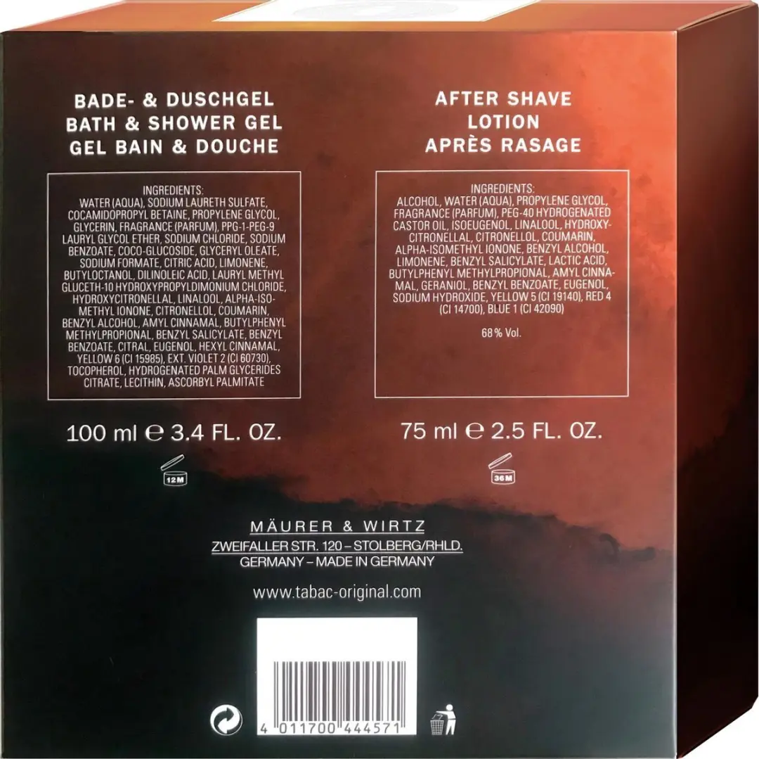 Tabac Original Aftershave & Douchegel Giftset 175ml
