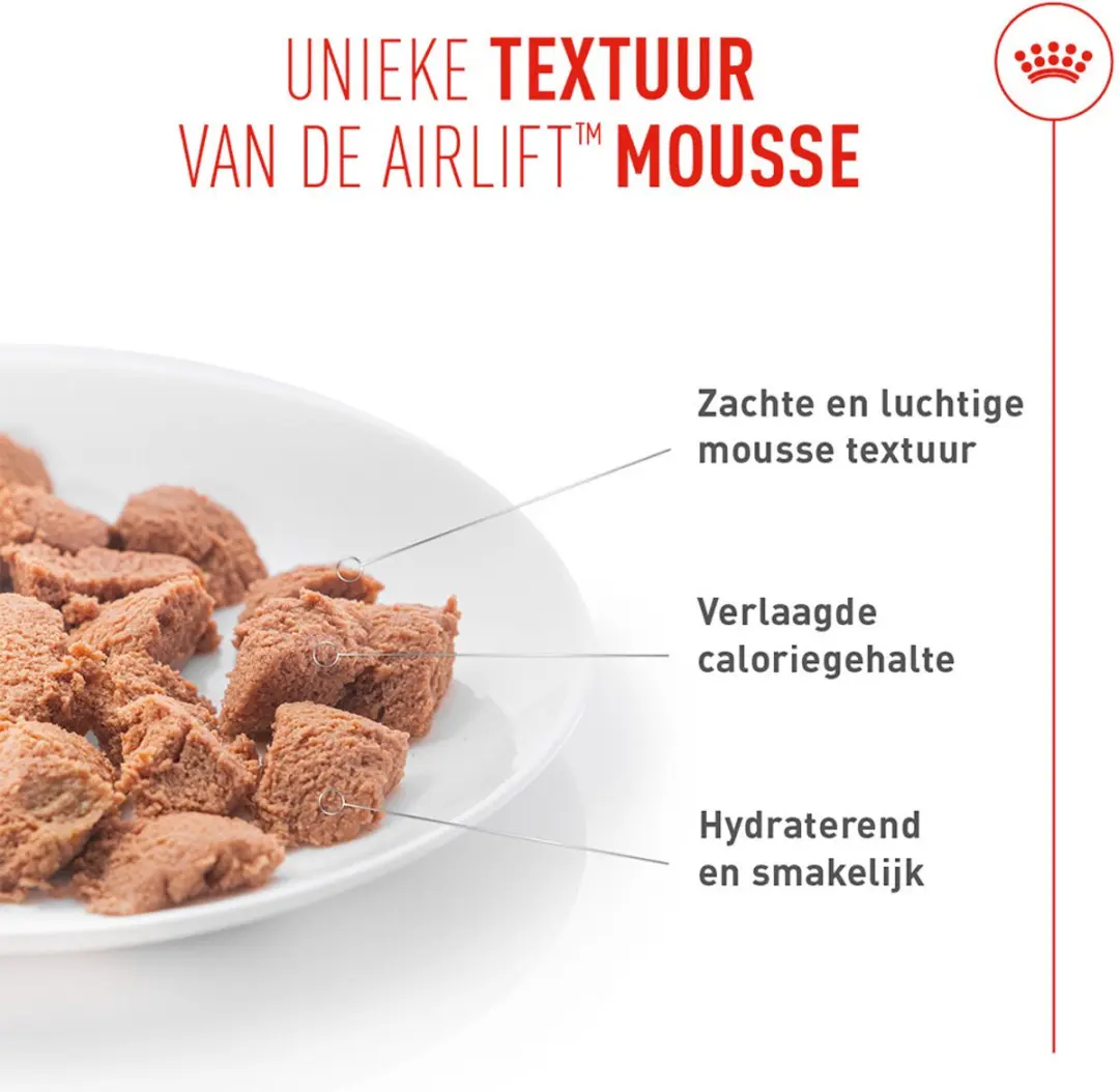 Royal Canin Kattenvoer Nat Light Weight Care Airlift Mousse - 12x85g