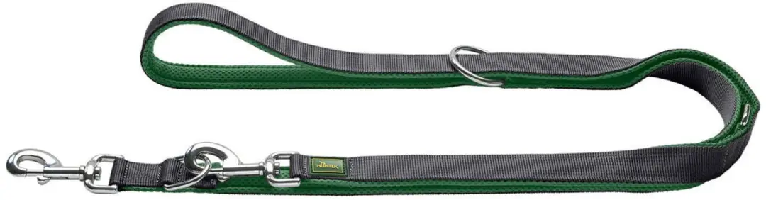 Hunter Maldon Hondenriem - 200cm x 1,5cm - Donkergroen